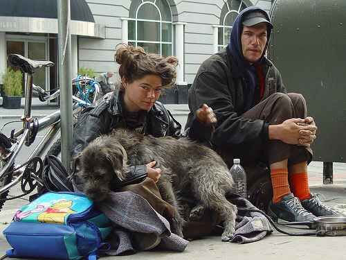 Homeless couple (via ACLU)